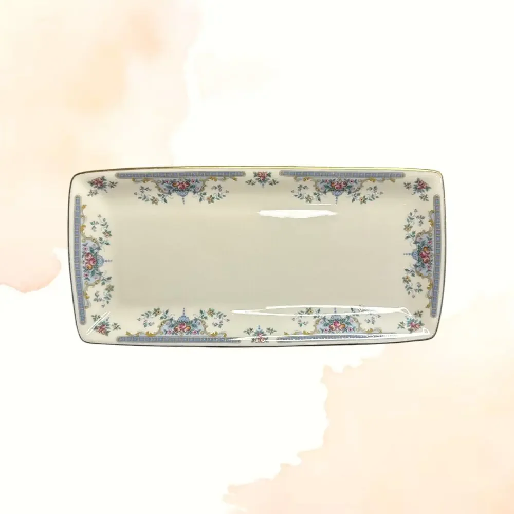 Vintage Royal Doulton Juliet H5077 Sandwich Tray Grandmillennial 1981